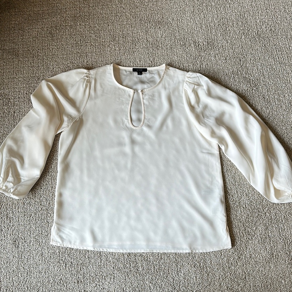 J. Crew Keyhole Blouse